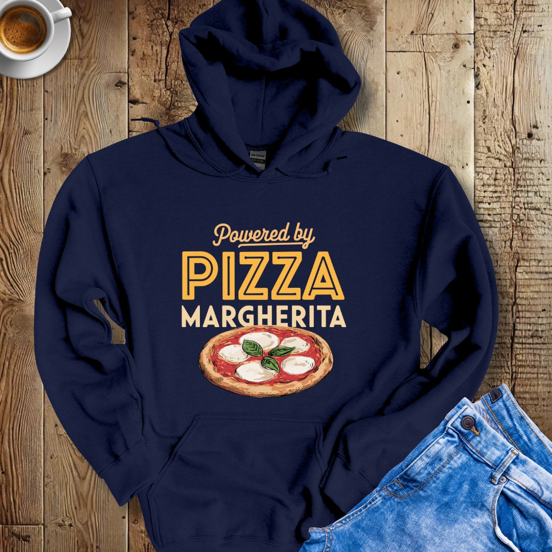 Powered by Pizza Margherita Hoodie Sweatshirt