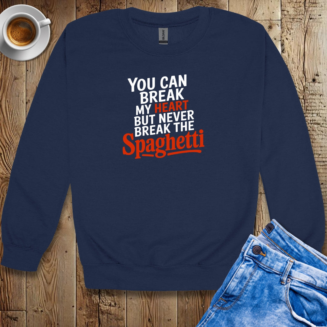 Never Break the Spaghetti Crew Neck Sweatshirt