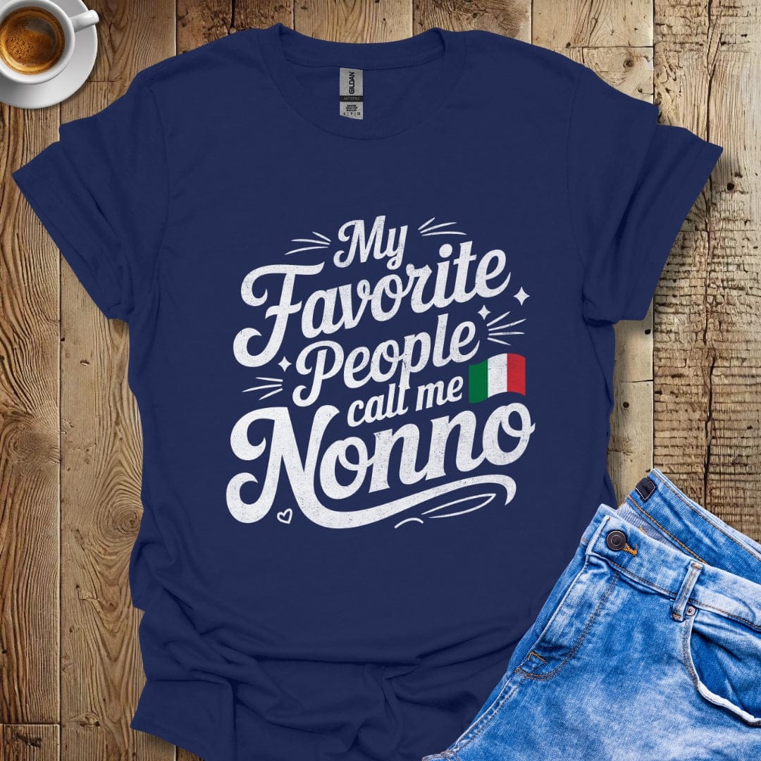 My Favorite People Call Me Nonno Italian Pride T-shirt