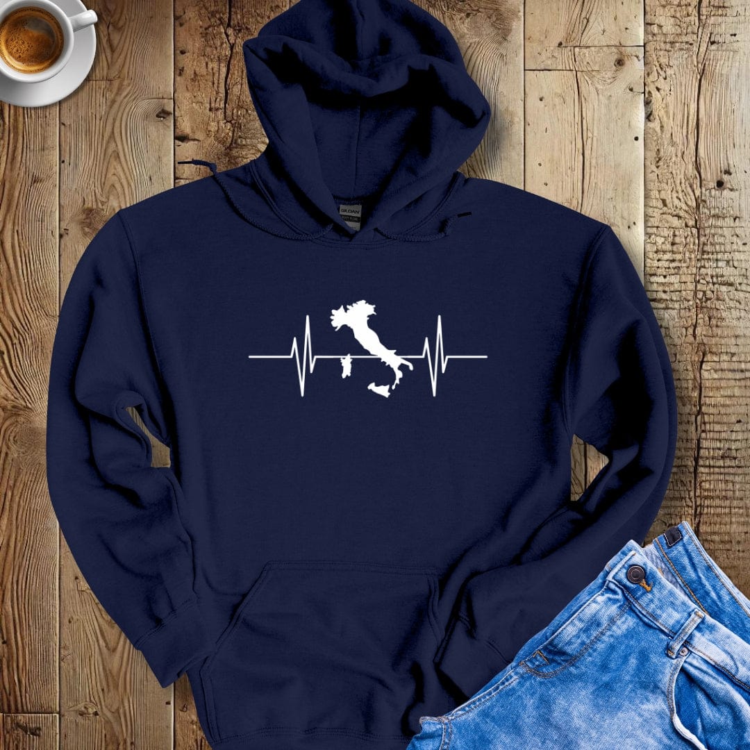 Italian Heartbeat Hoodie Sweatshirt