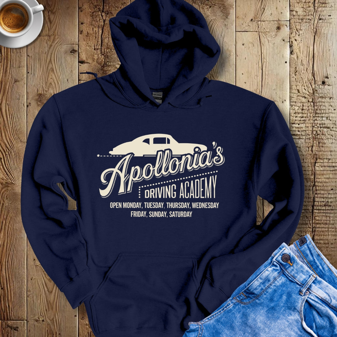 Apollonia Driving School Godfather Parody Hoodie Sweatshirt