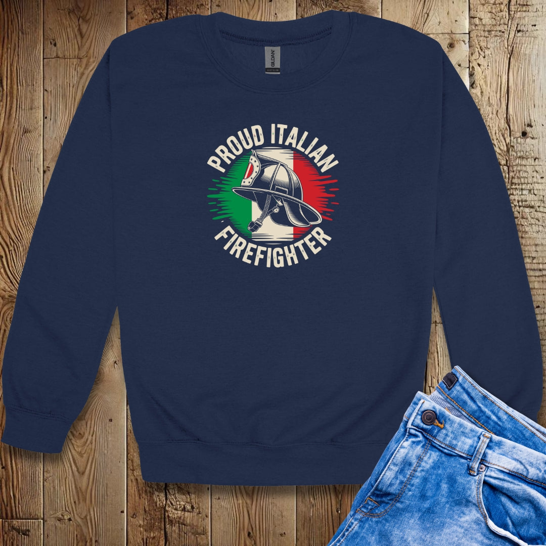 Proud Italian Firefighter Sweatshirt