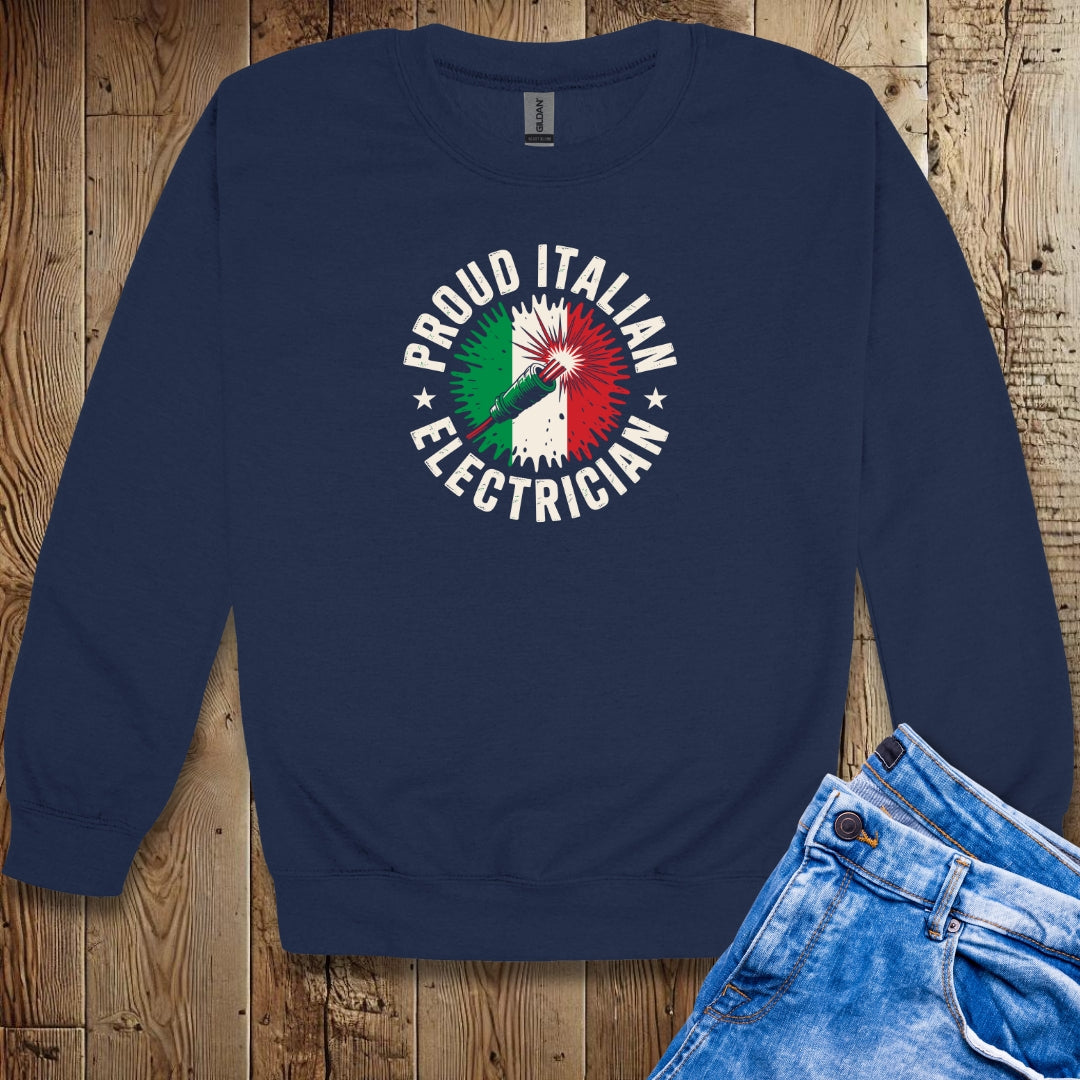 Proud Italian Electrician Sweatshirt