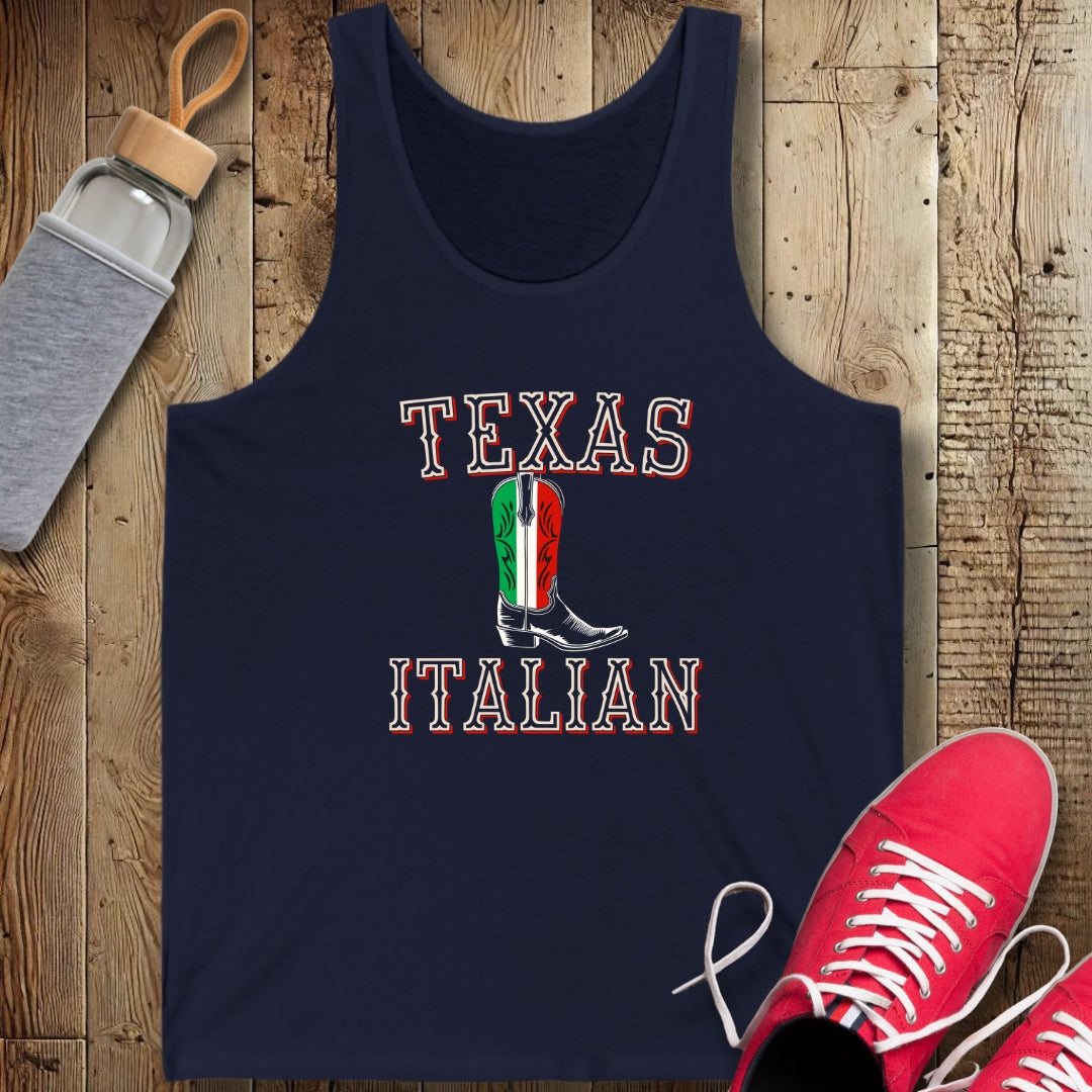 Texas Italian Unisex Jersey Tank