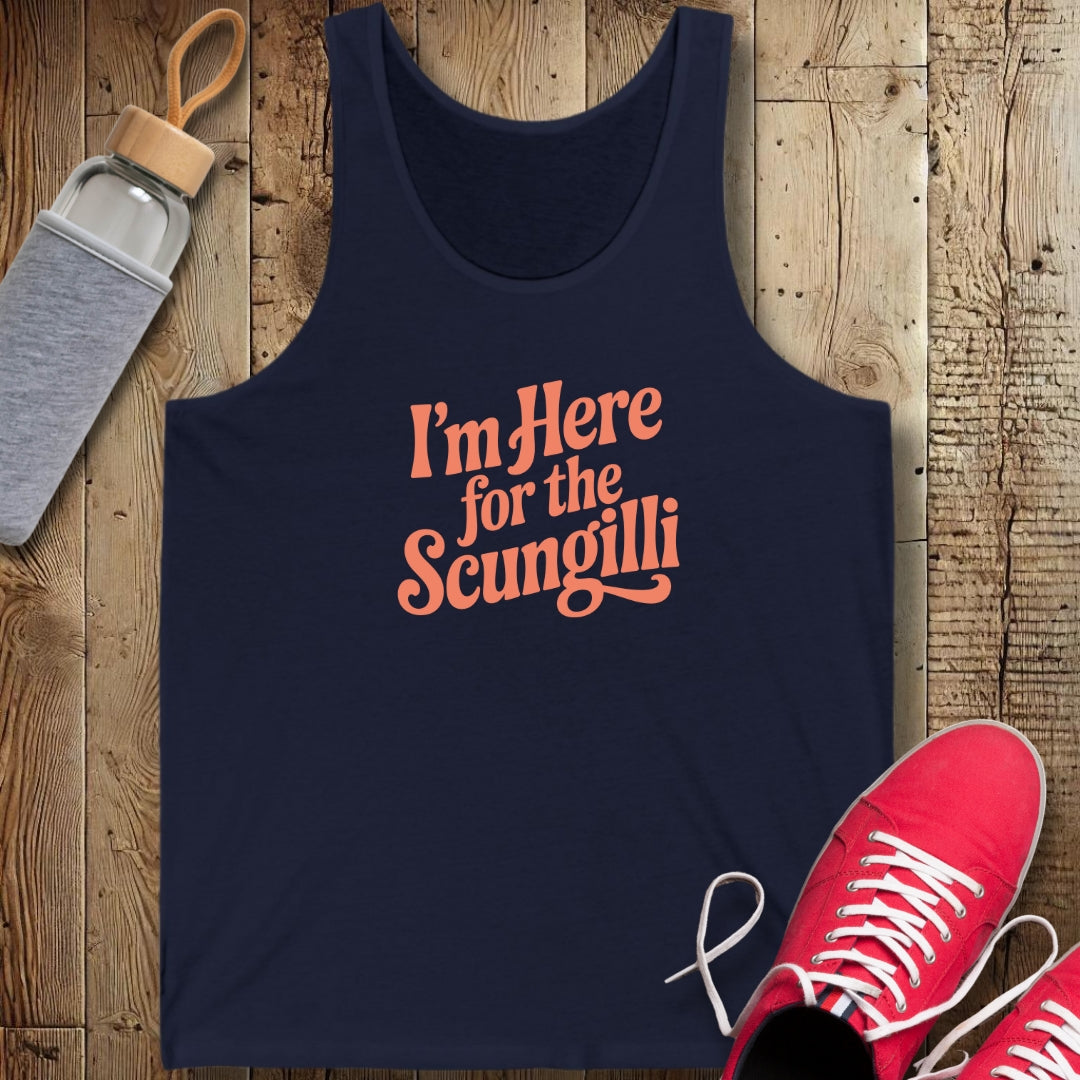 I'm Here for the Scungilli Unisex Jersey Tank
