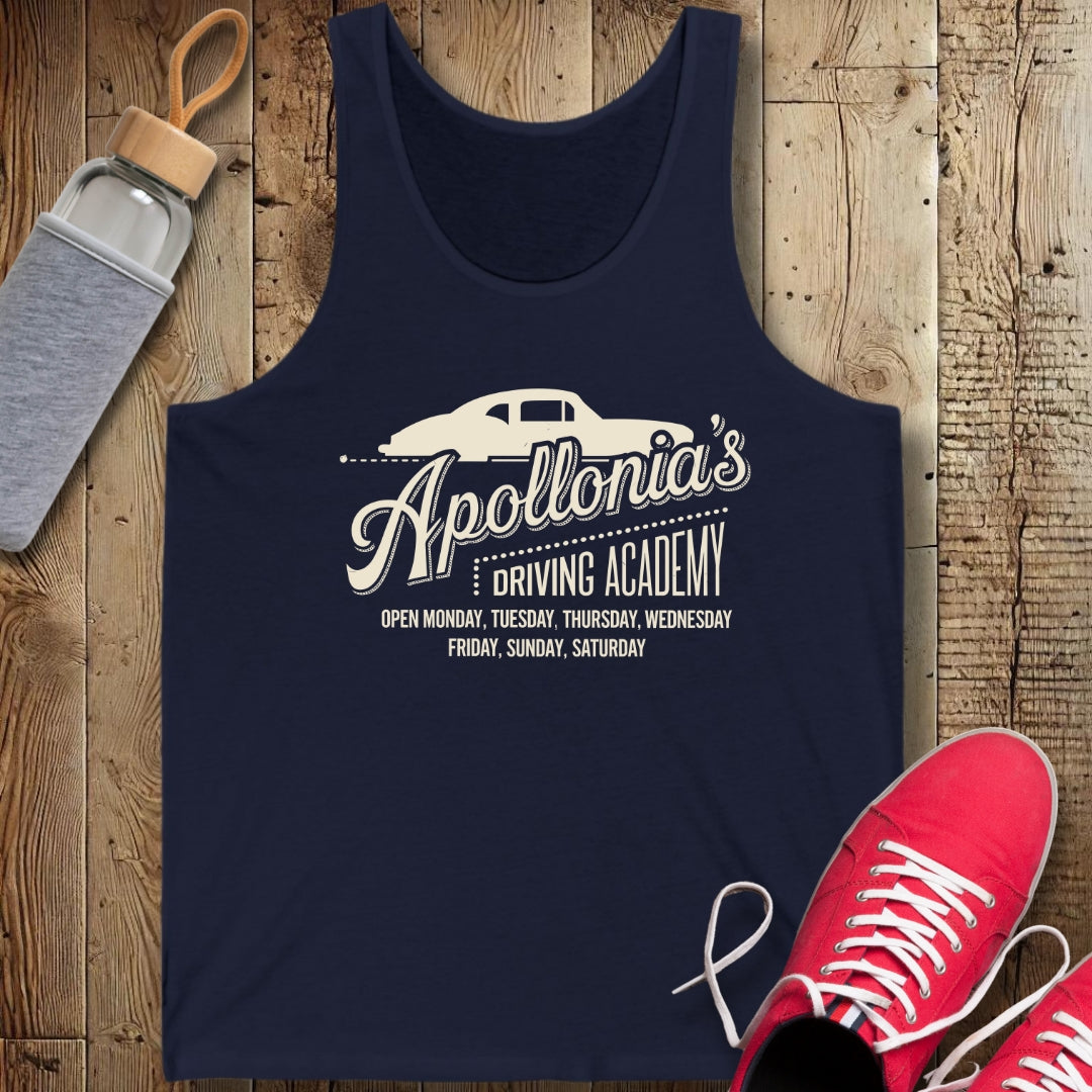 Apollonia's Driving School Godfather Parody Unisex Jersey Tank