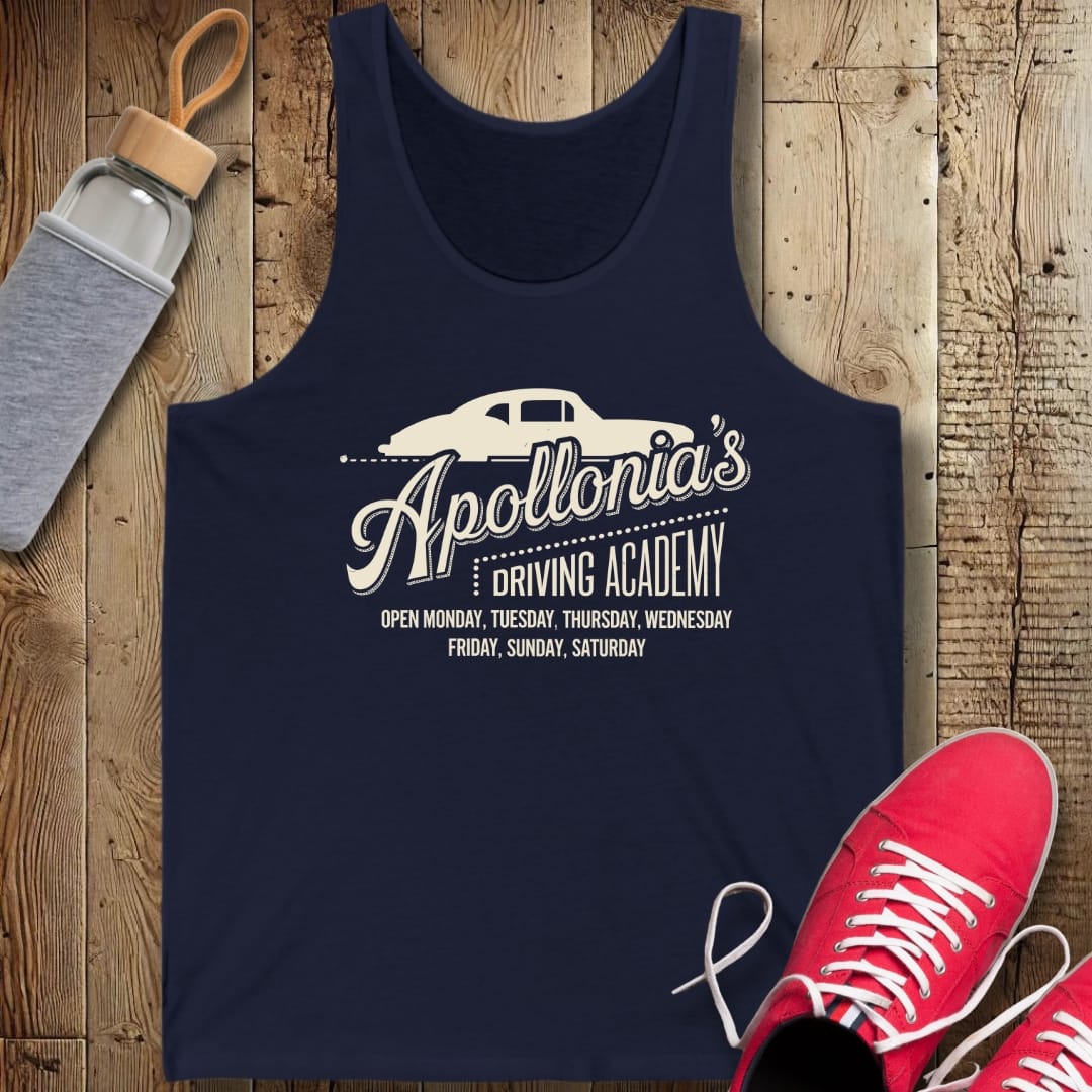 Apollonia's Driving School Godfather Parody Unisex Jersey Tank