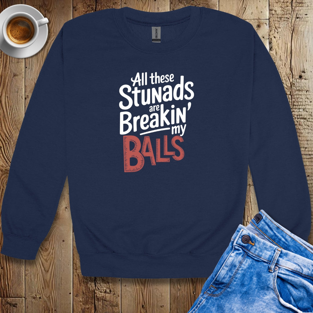 All These Stunads Breaking My Balls Sweatshirt