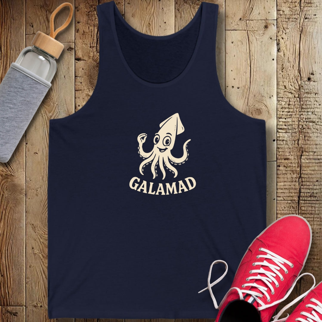 Galamad Italian Hand Calamari Squid Unisex Jersey Tank