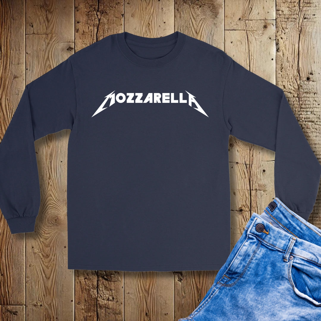 Mozzarella Metallica Unisex Long Sleeve Tee