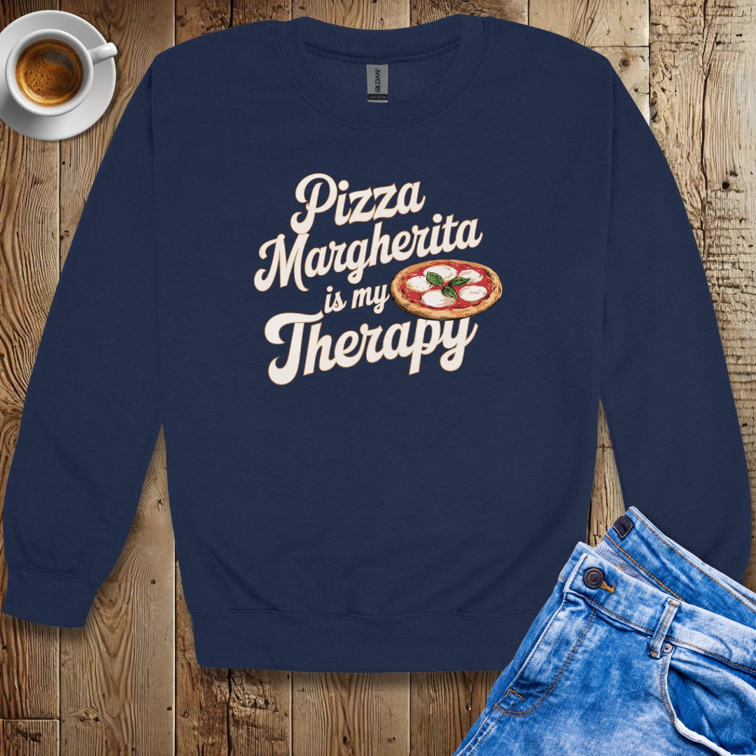 Pizza Margherita Is My Therapy Sweatshirt