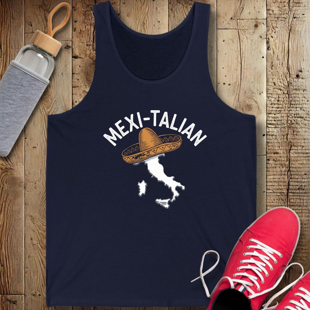 Mexi Talian Half Mexican Italian Unisex Jersey Tank