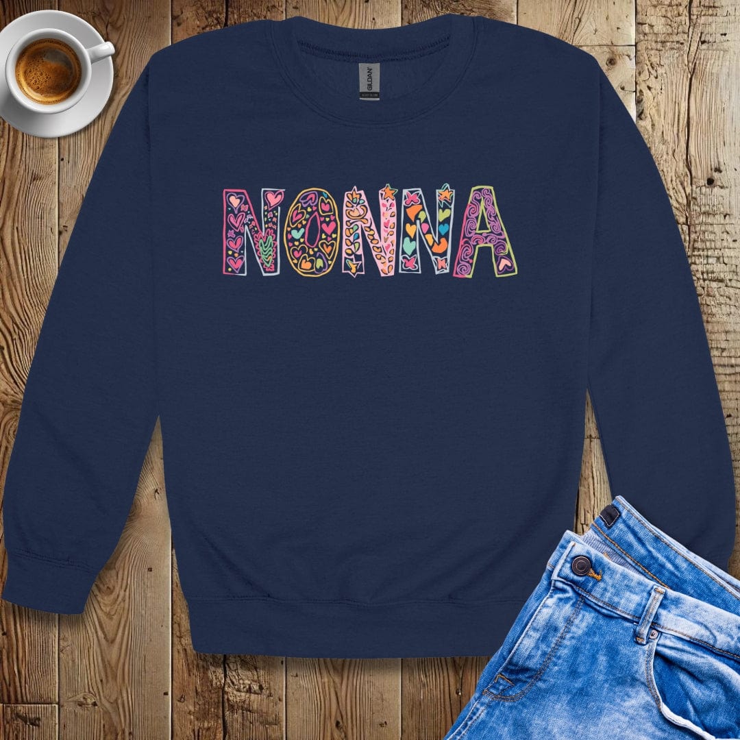 Nonna Doodles Design Sweatshirt