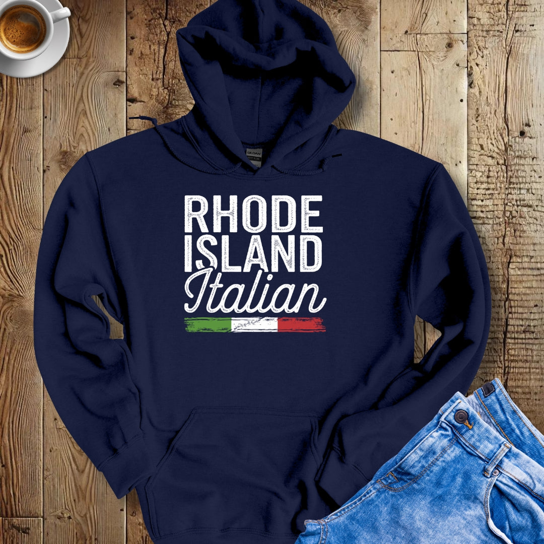 Rhode Island Italian Hoodie Sweatshirt
