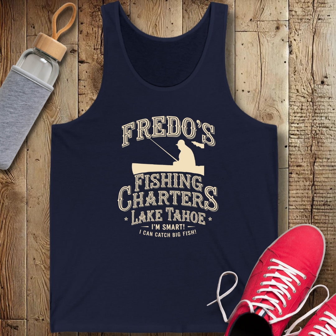 Fredo's Fishing Charters Godfather Parody Unisex Jersey Tank