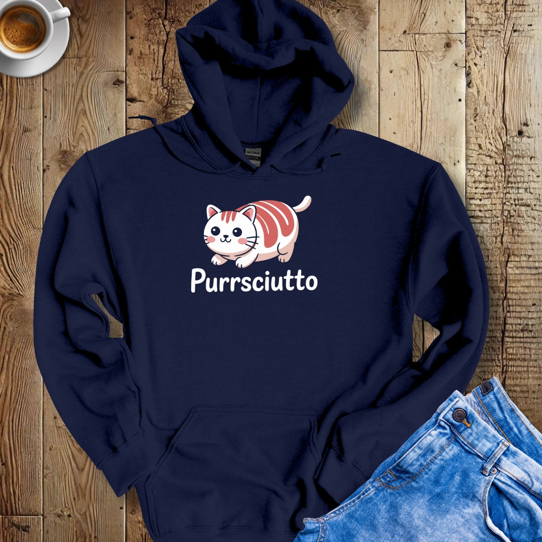 Purrsciutto Cat Hoodie Sweatshirt