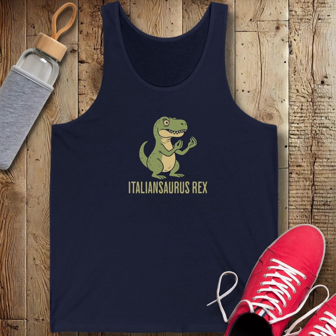 ItalianSaurus Rex Unisex Jersey Tank