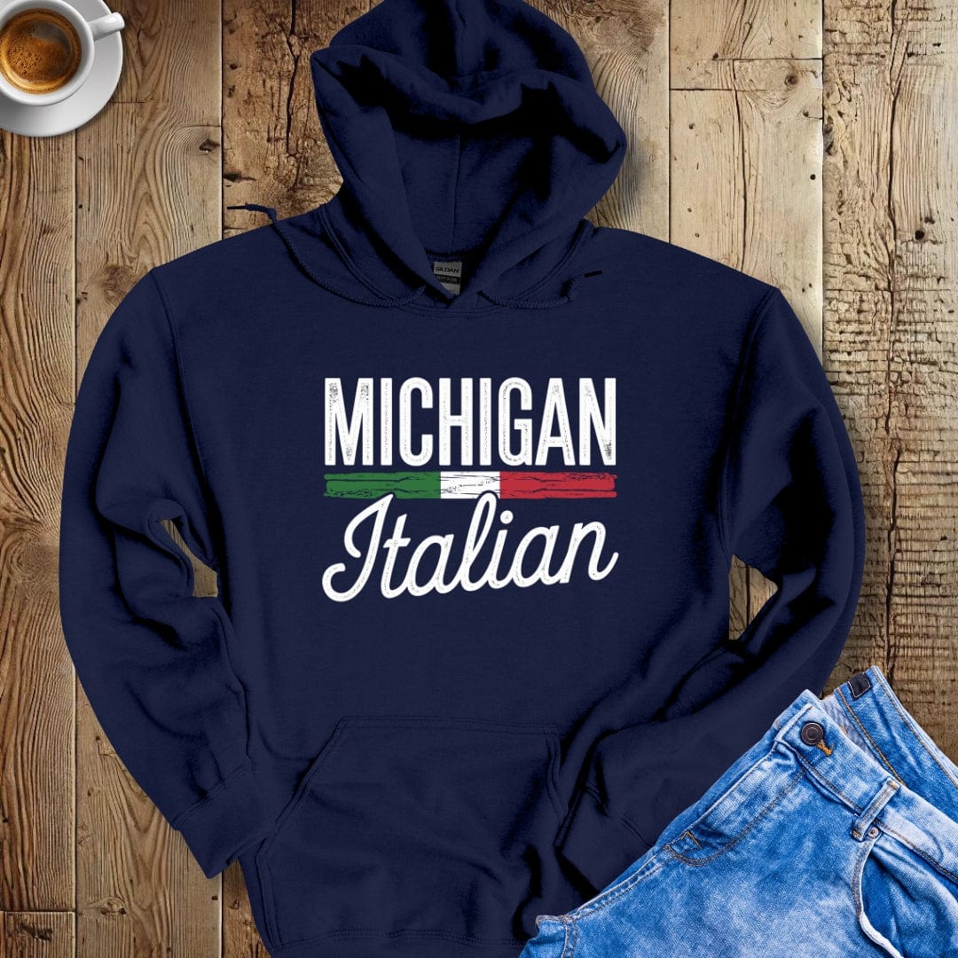 Michigan Italian Hoodie Sweatshirt