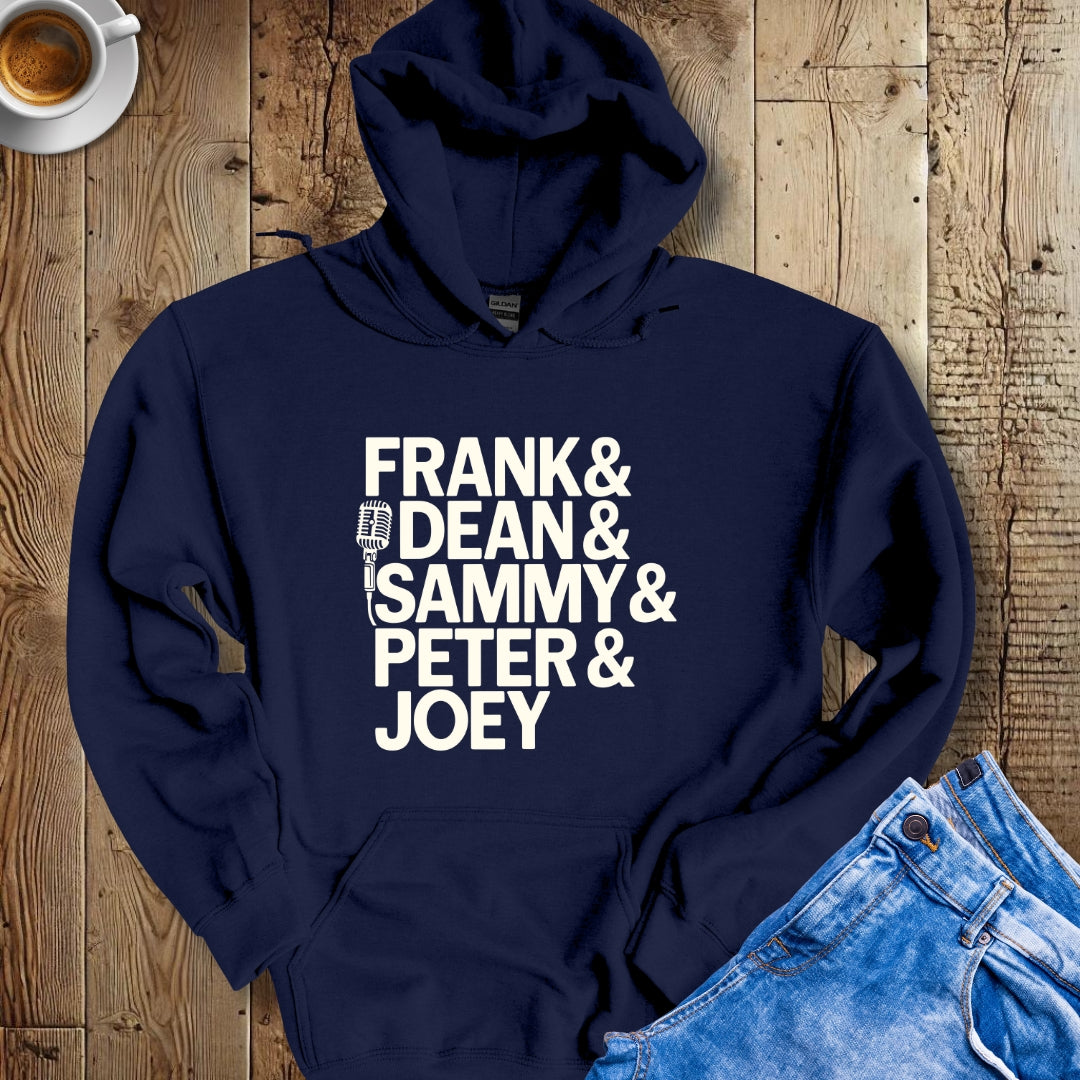 Rat Pack Names Sinatra Martin Hoodie Sweatshirt