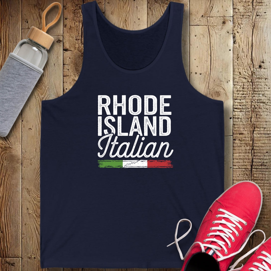 Rhode Island Italian Unisex Jersey Tank