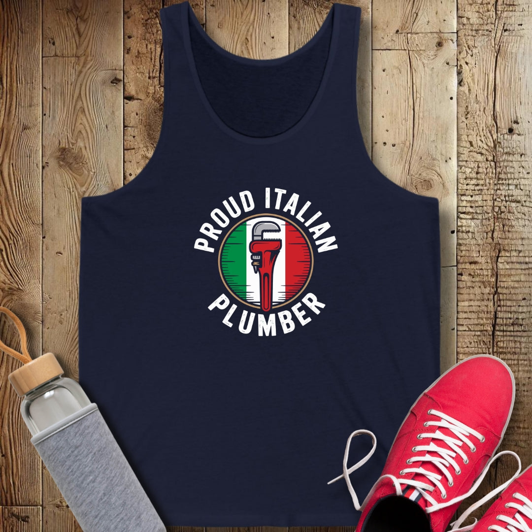 Proud Italian Plumber Unisex Jersey Tank