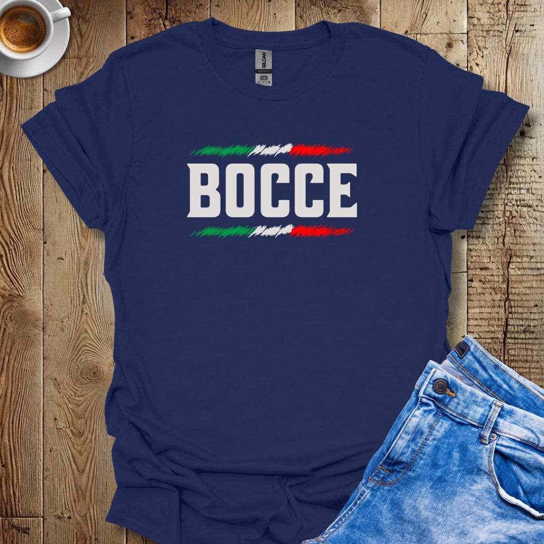 Bocce Ball Player Italian Pride T-shirt