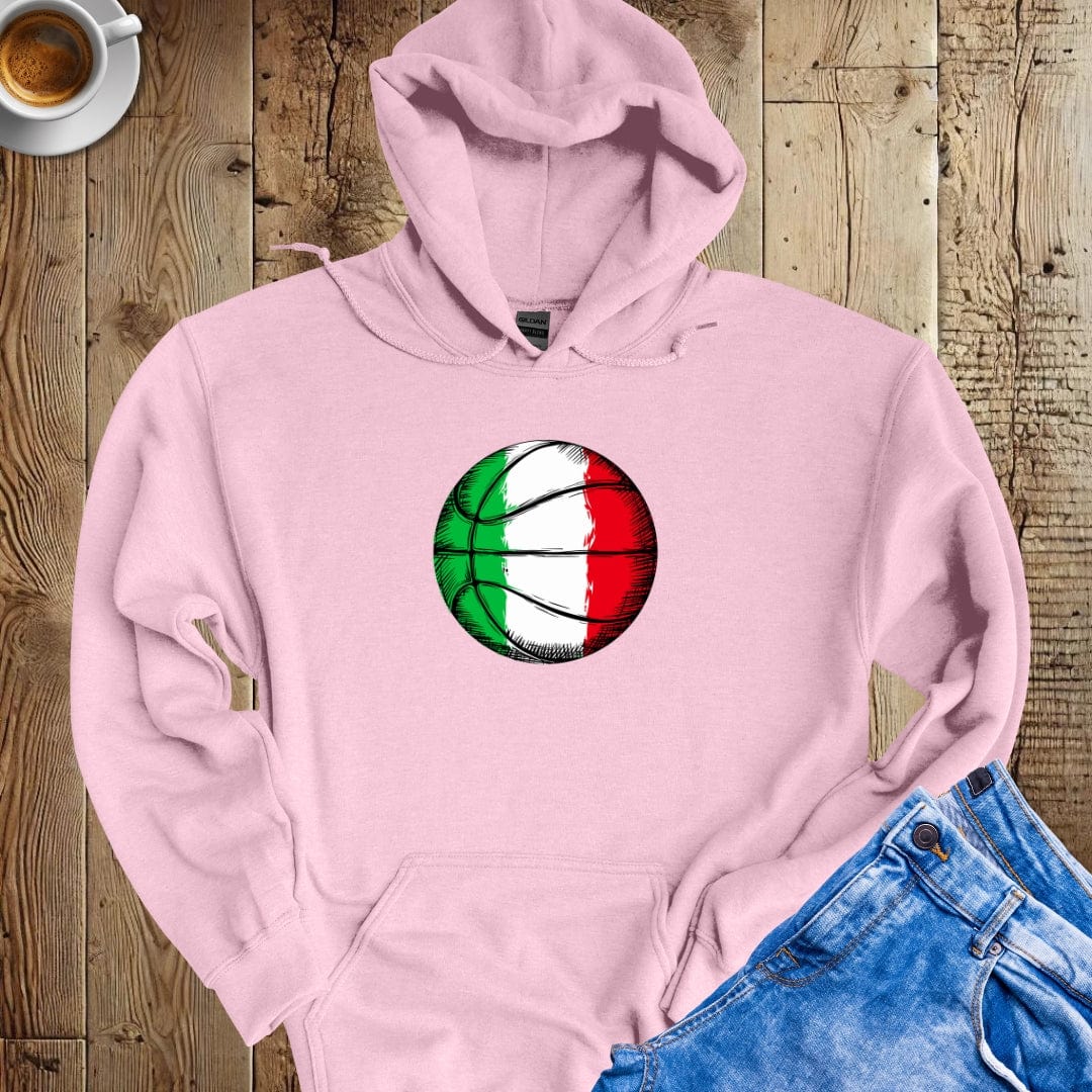 Italian Flag Basketball Hoodie Sweatshirt