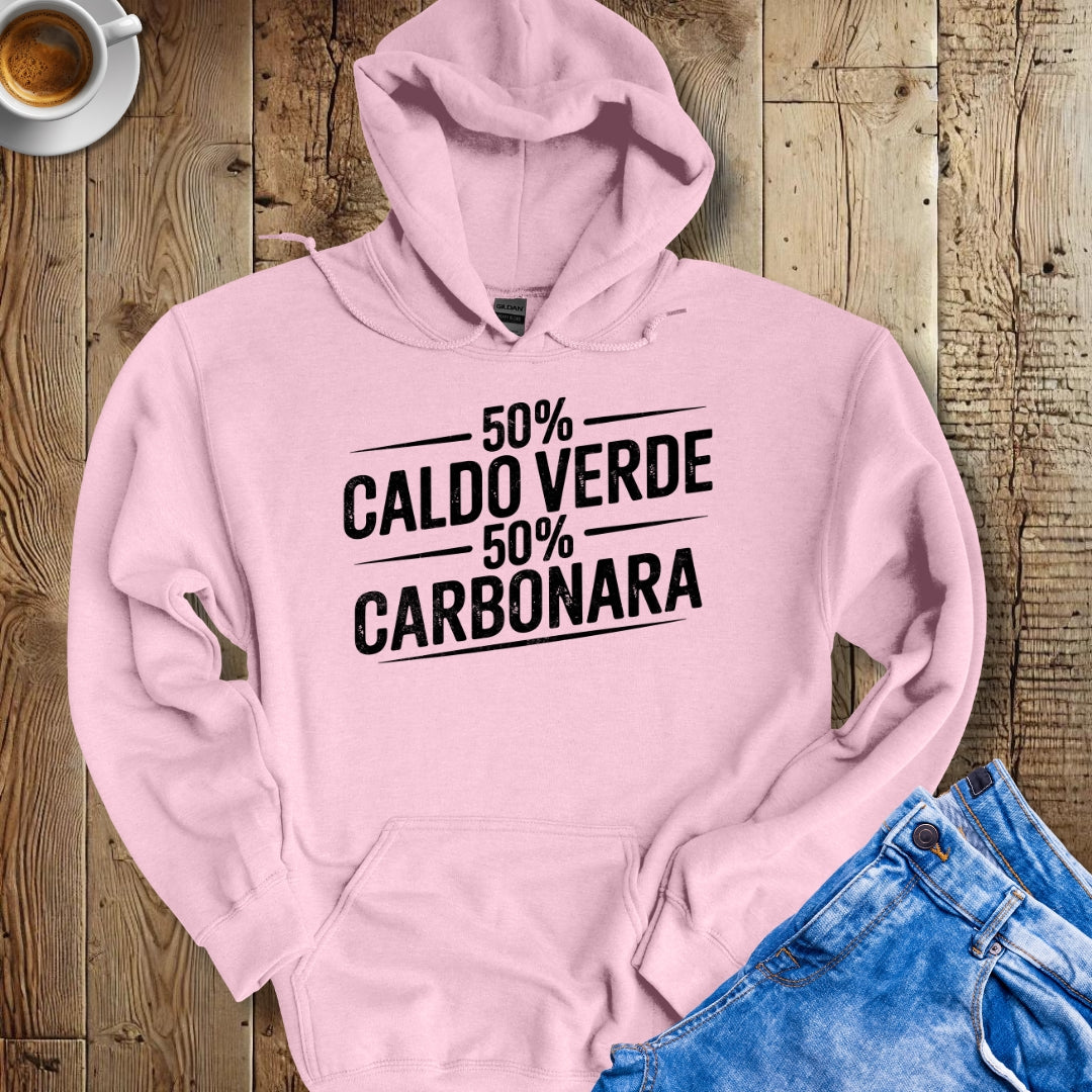 50% Caldo Verde 50% Carbonara Half Portughese Italian Hoodie Sweatshirt