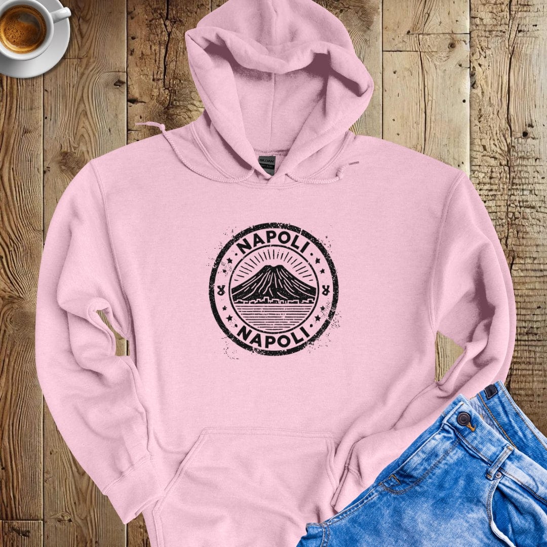 Napoli Vesuvius Passport Stamp Hoodie Sweatshirt
