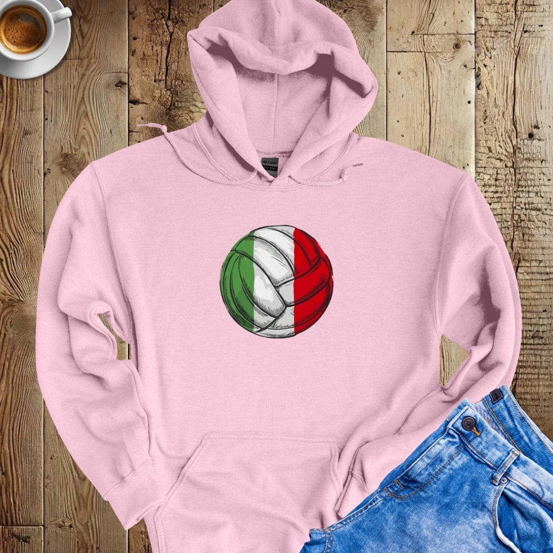 Italian Flag Volleyball Hoodie Sweatshirt