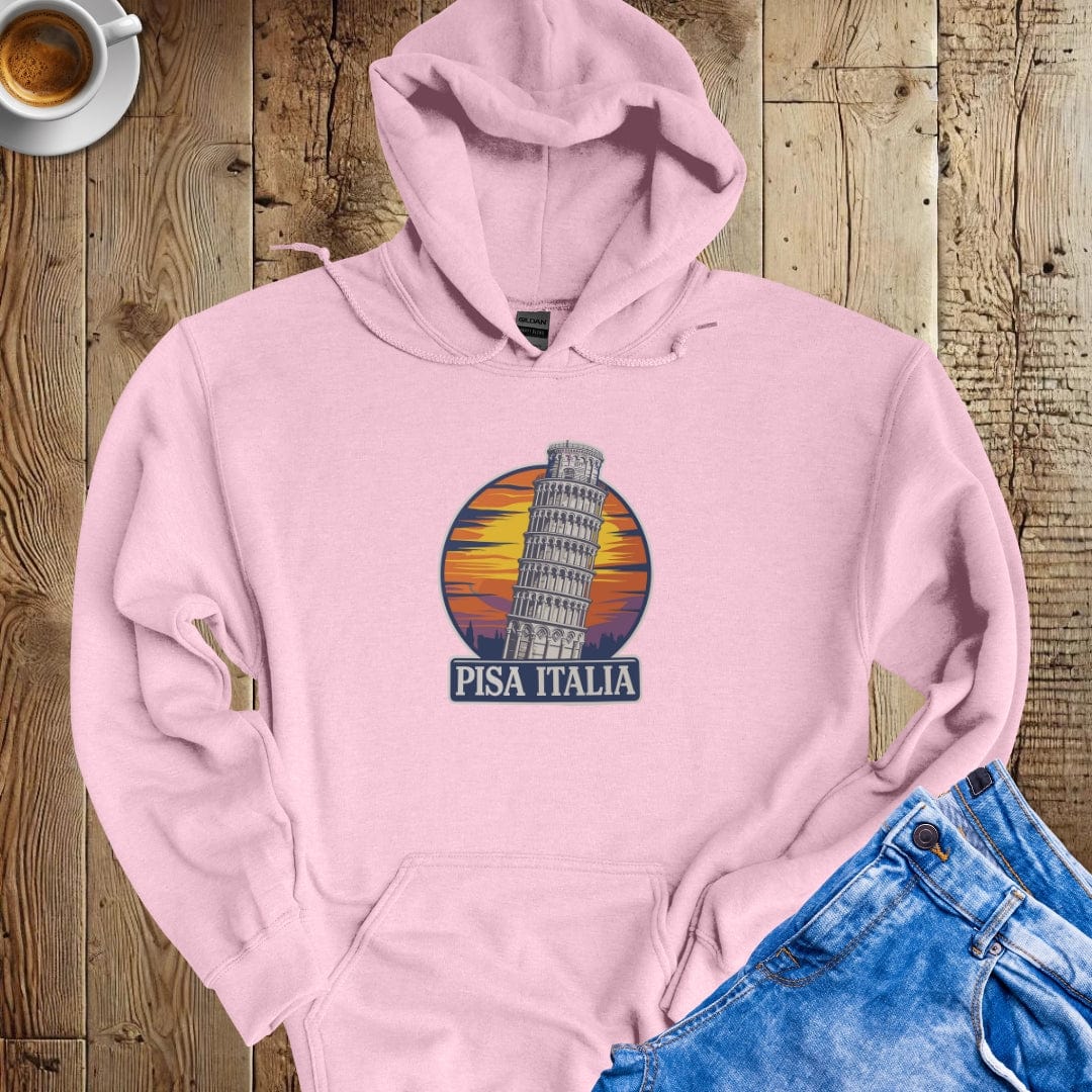 Pisa Italia Leaning Tower Hoodie Sweatshirt