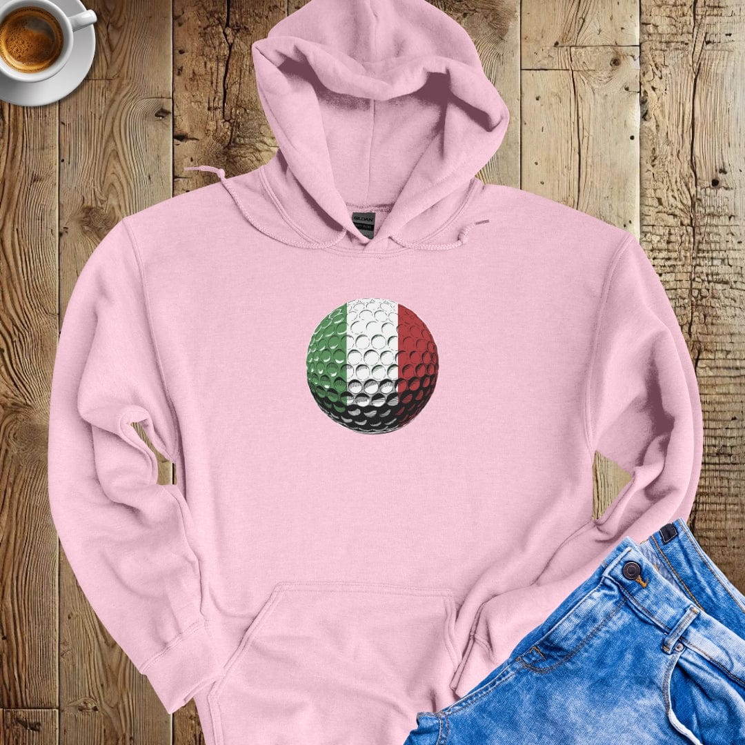 Italian Flag Golf Ball Hoodie Sweatshirt