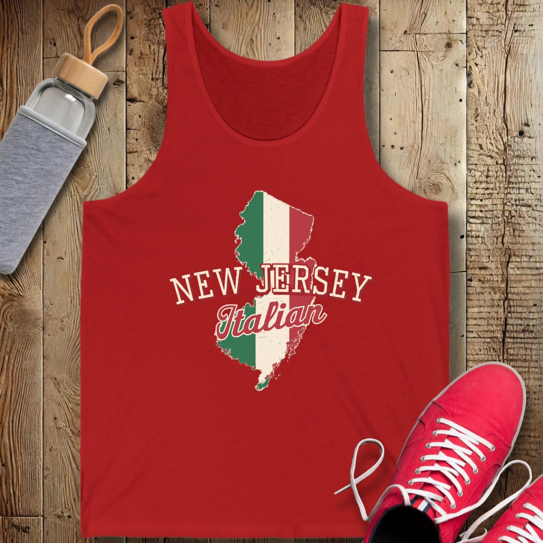 New Jersey Italian Unisex Jersey Tank