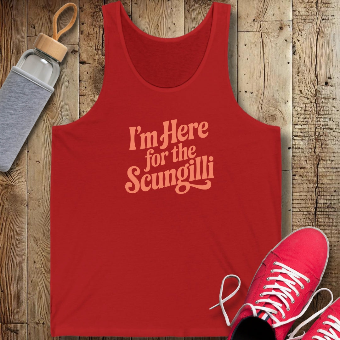 I'm Here for the Scungilli Unisex Jersey Tank