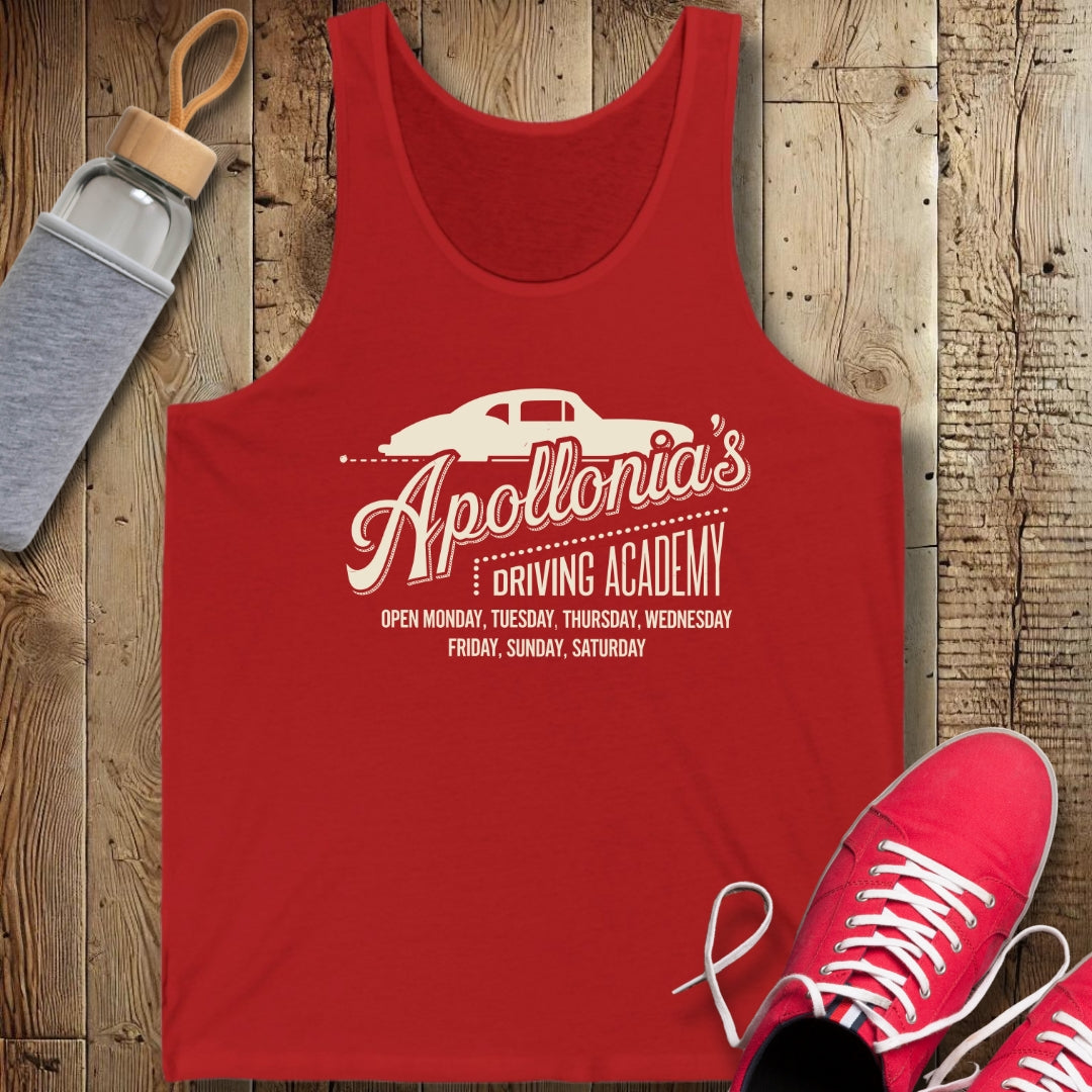 Apollonia's Driving School Godfather Parody Unisex Jersey Tank