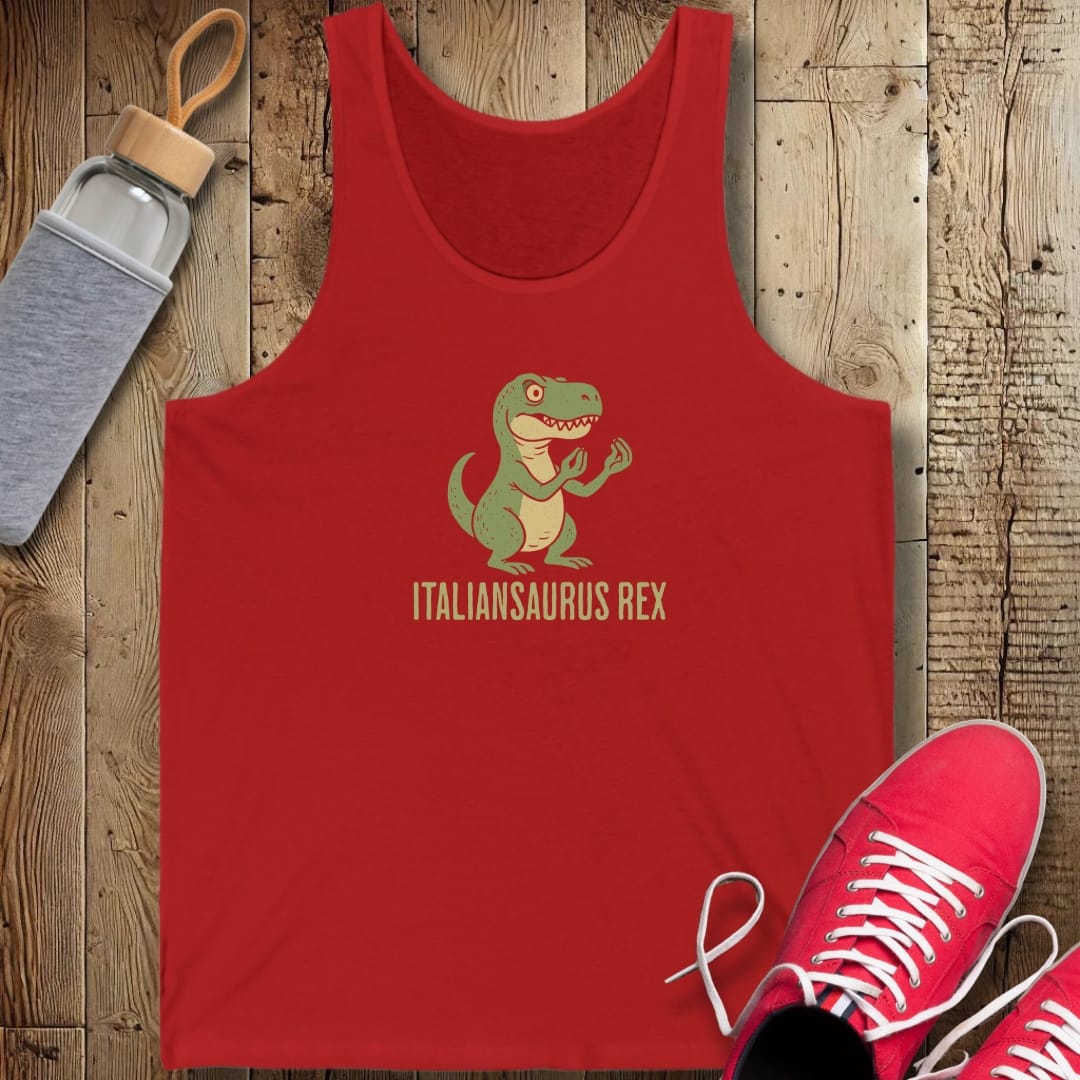ItalianSaurus Rex Unisex Jersey Tank