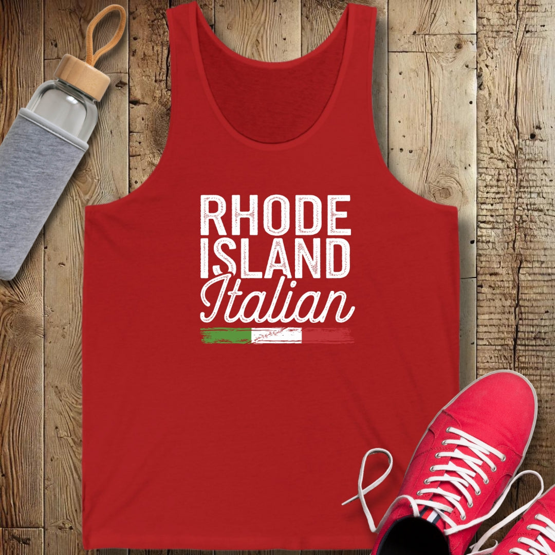 Rhode Island Italian Unisex Jersey Tank