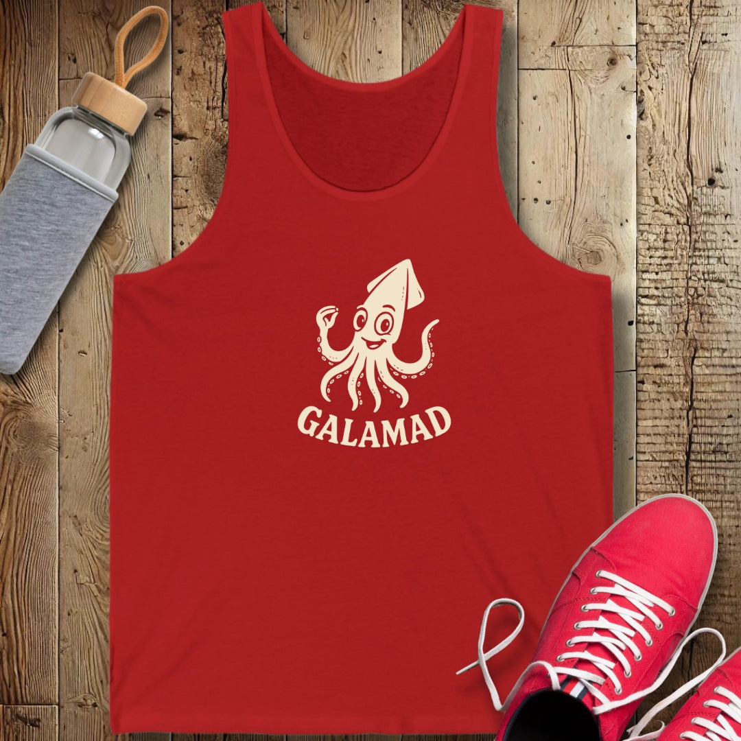 Galamad Italian Hand Calamari Squid Unisex Jersey Tank