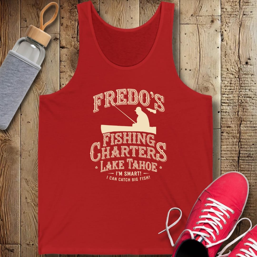 Fredo's Fishing Charters Godfather Parody Unisex Jersey Tank