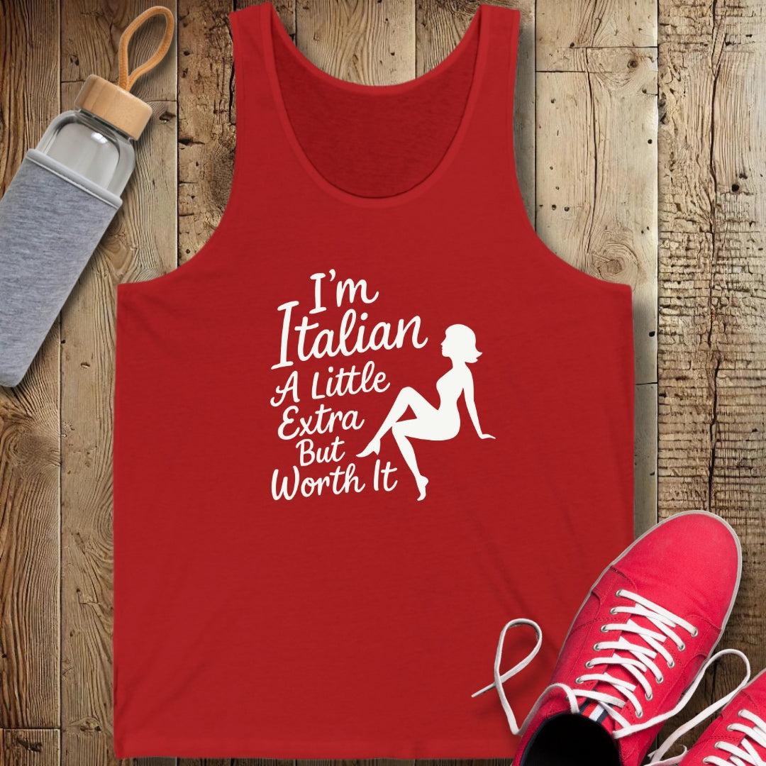 I'm Italian Woman Worth It Unisex Jersey Tank