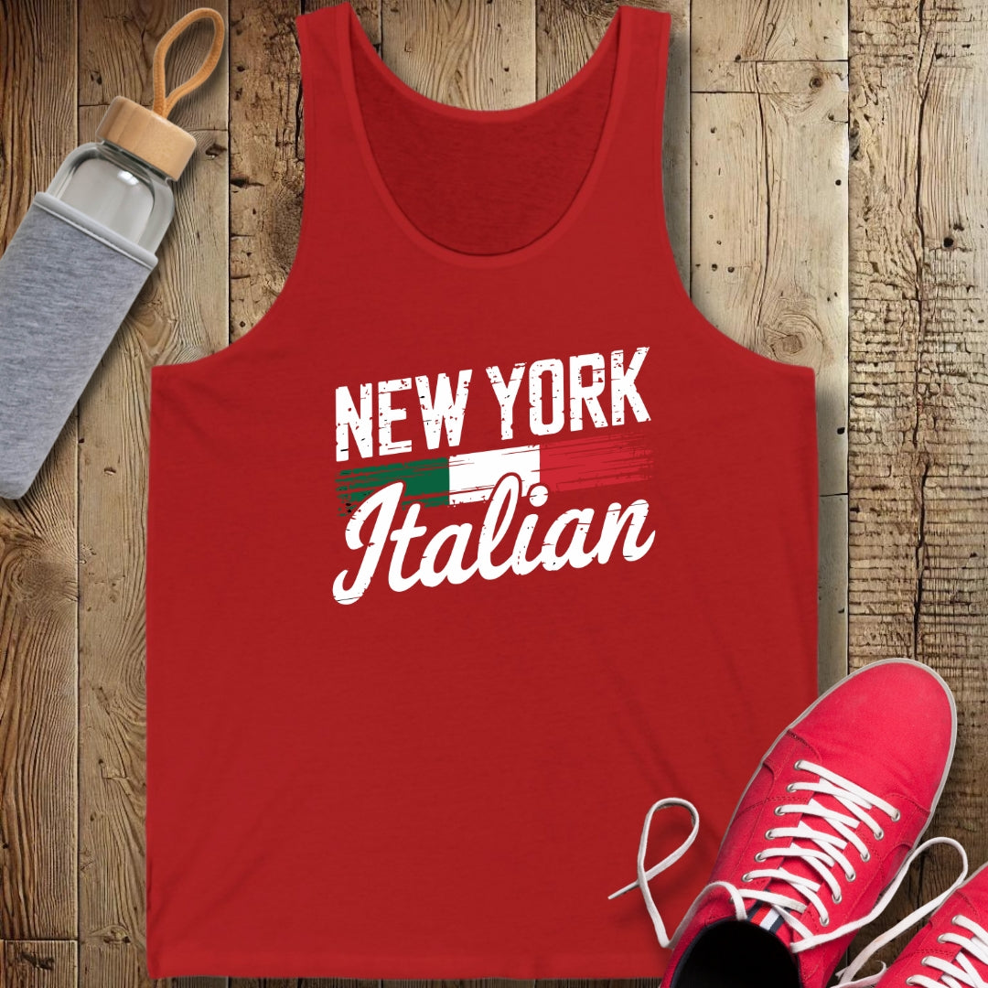 New York Italian Unisex Jersey Tank
