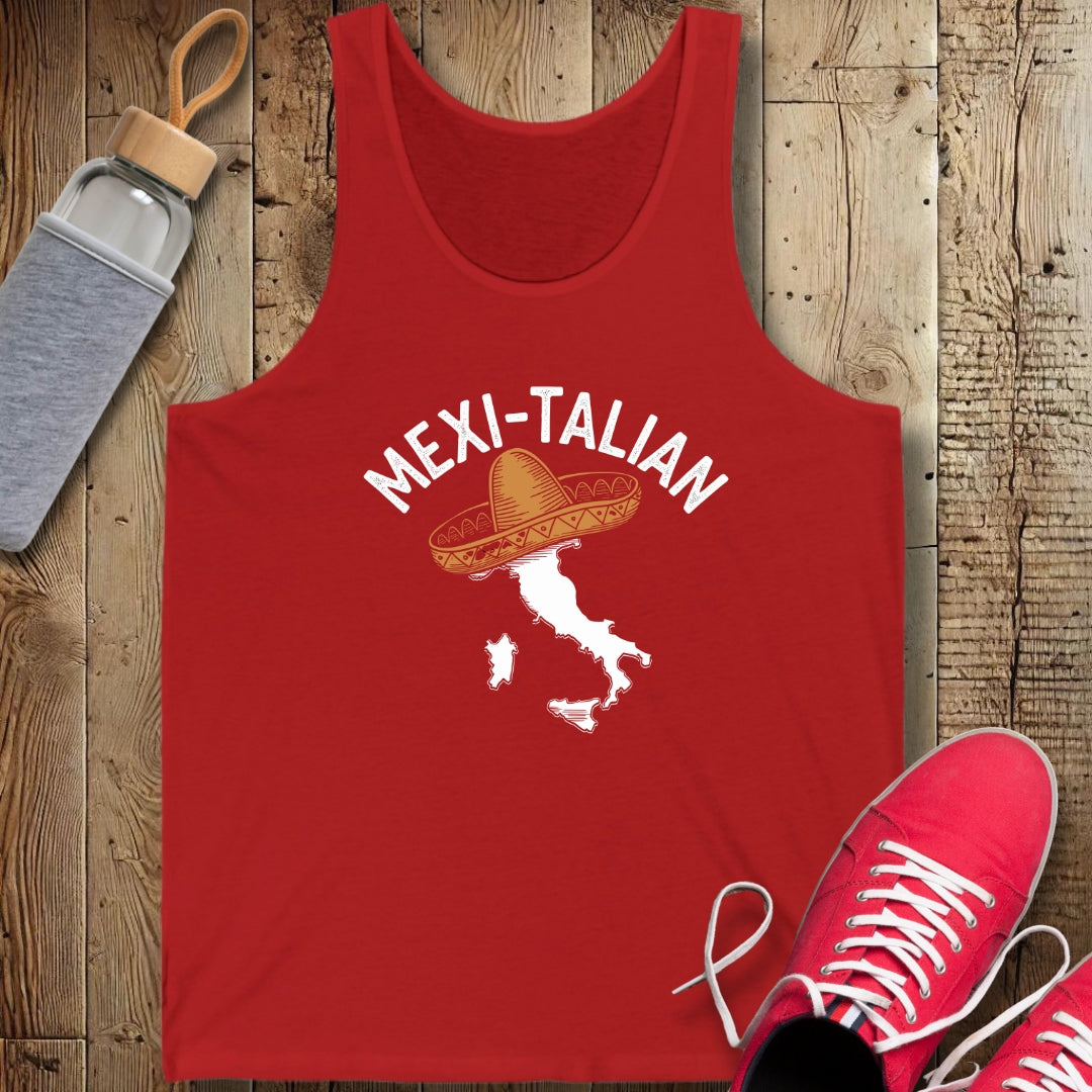 Mexi Talian Half Mexican Italian Unisex Jersey Tank