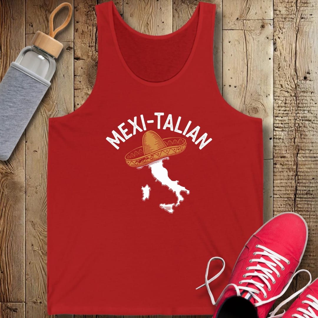 Mexi Talian Half Mexican Italian Unisex Jersey Tank