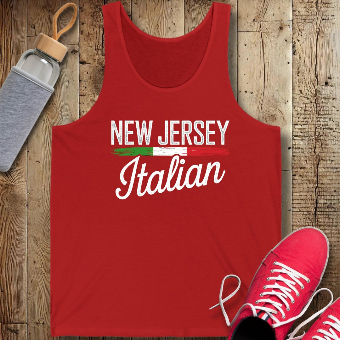 New Jersey Italian Unisex Jersey Tank