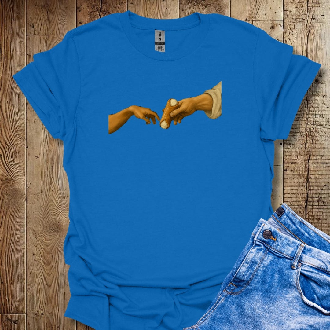 Creation of Adam Michelangelo Cannoli Unisex T-shirt