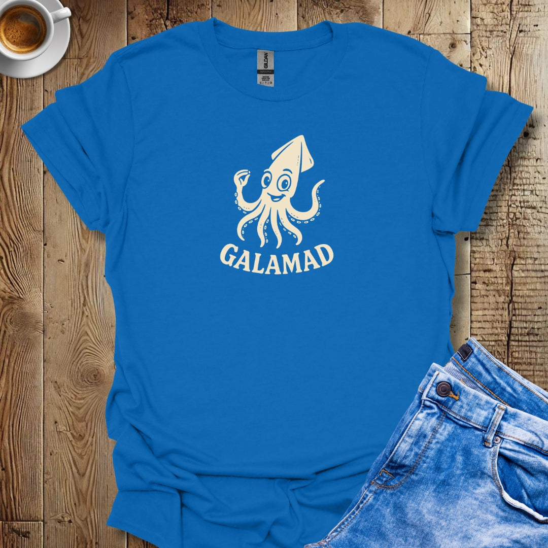 Galamad Calamari Squid Italian Hand Gesture T-shirt