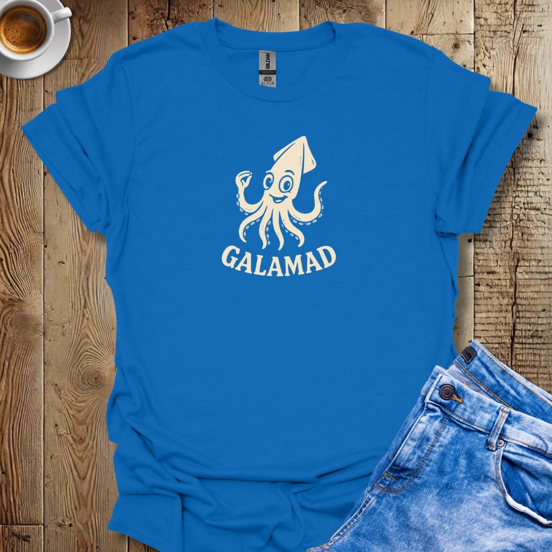 Galamad Calamari Squid Italian Hand Gesture T-shirt