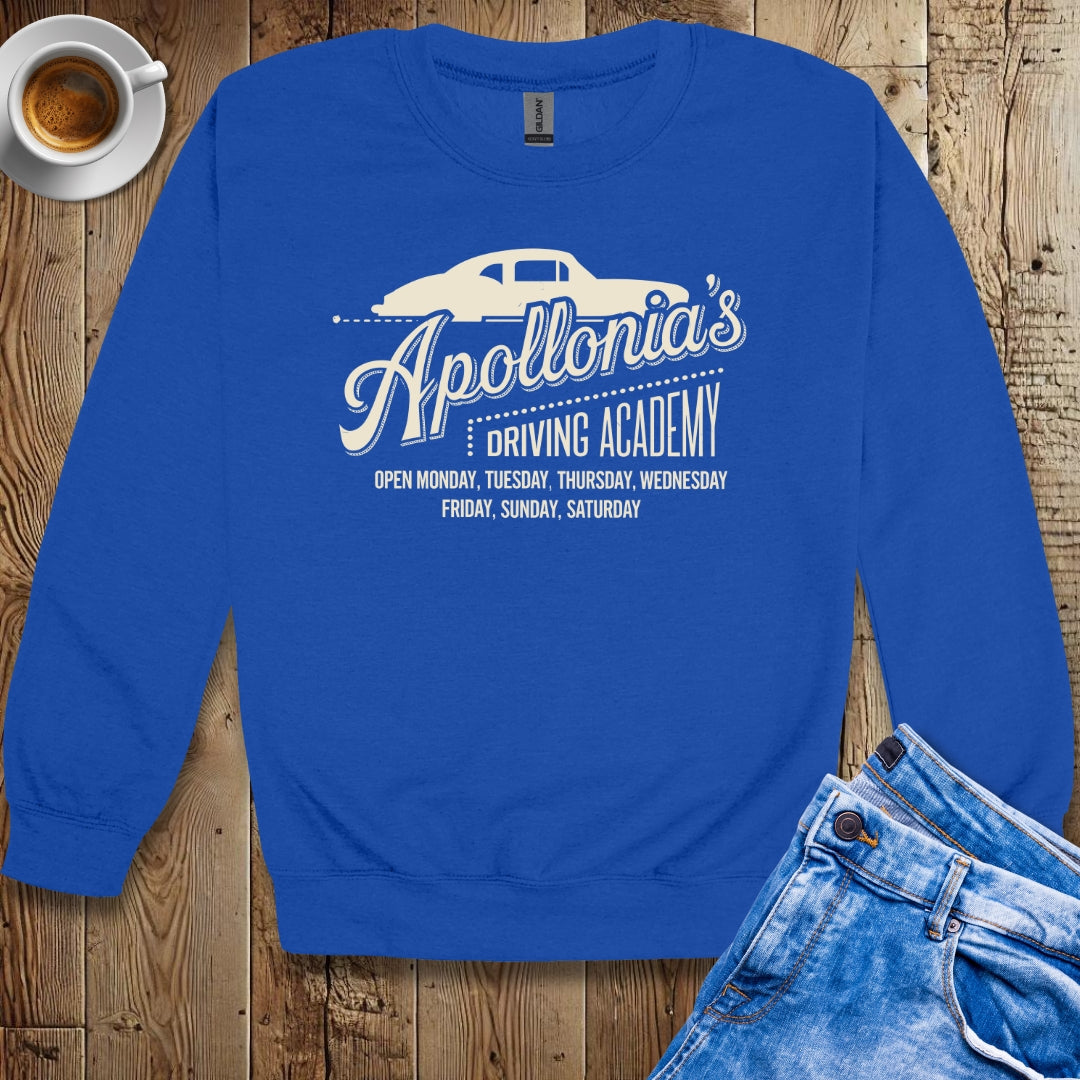 Apollonia's Driving Academy Godfather Parody Sweatshirt