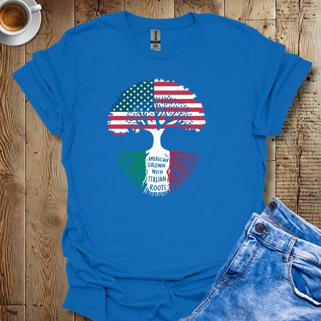 American Grown with Italian Roots T-Shirt