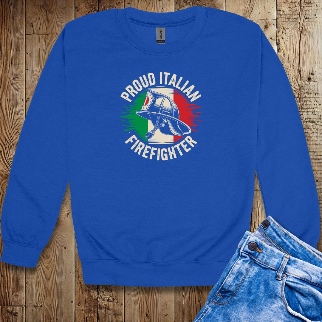 Proud Italian Firefighter Sweatshirt